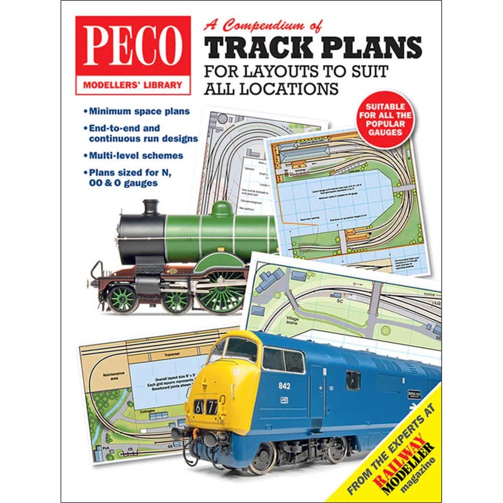 PECO TRACK PLANS FOR LAYOUTS SUIT ALL LOCAT