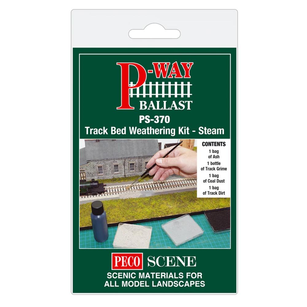PECO TRACK BED WEATHERIN KIT : STEAM