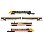 HORNBY BR CLASS 370 ADVANCED PASSENGER TRAIN SETS 370 003 AND 370 004 5-CAR PACK - ERA 7