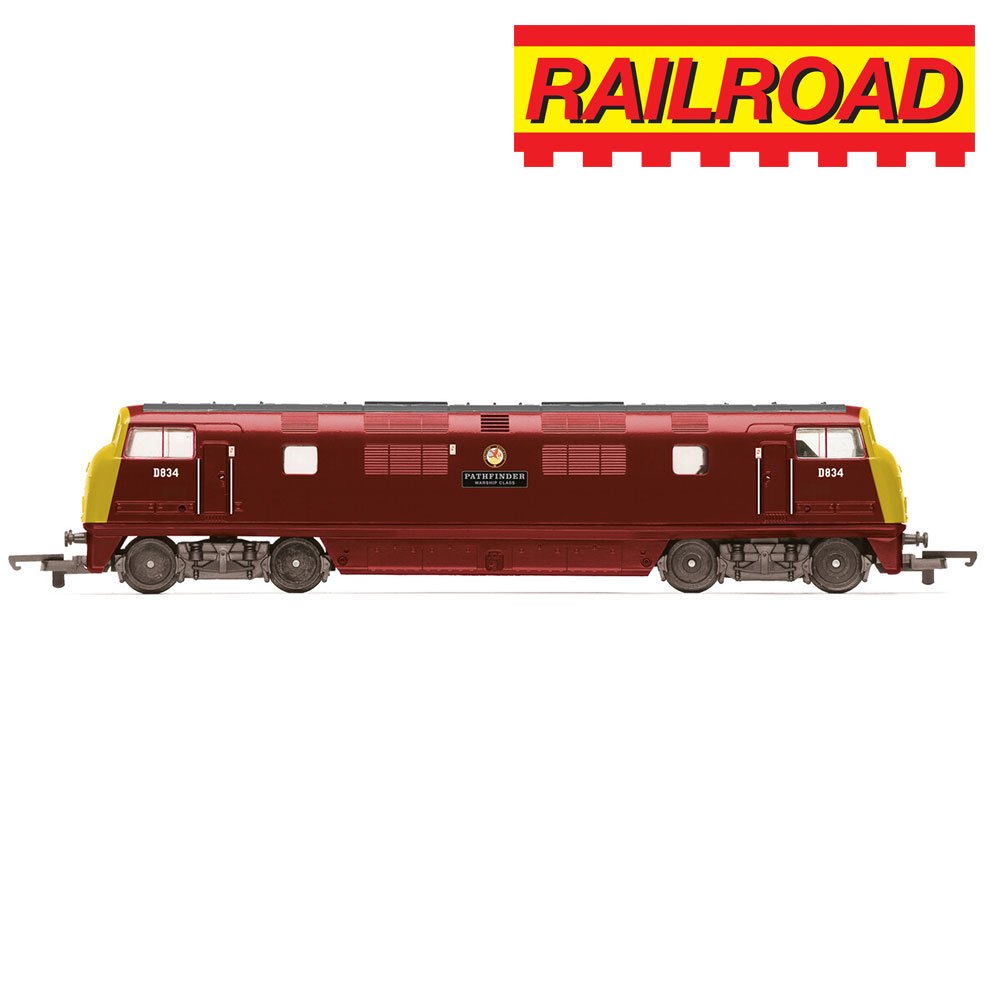 HORNBY RAILROAD PLUS BR CLASS 43 (WARSHIP) BO-BO D834 'PATHFINDER' - ERA 6