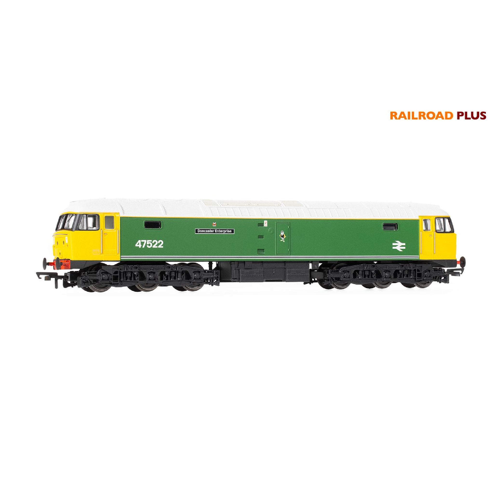 HORNBY RAILROAD PLUS BR, CLASS 47, 47522 'DONCASTER ENTERPRISE' - ERA 8