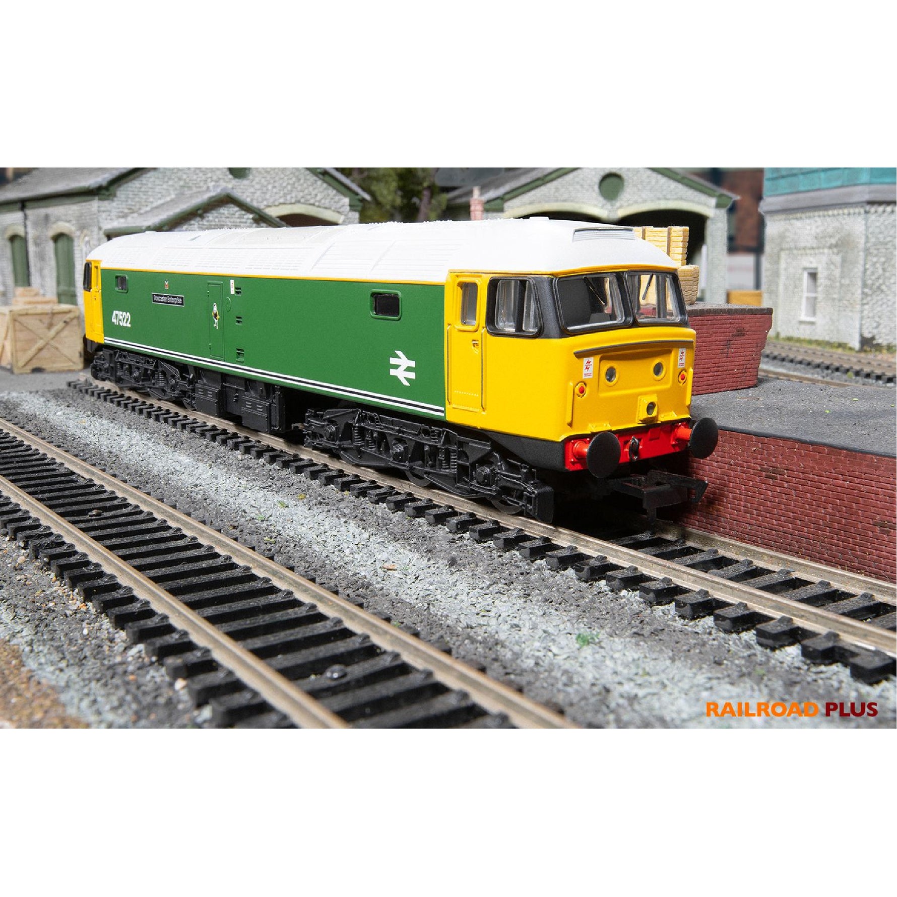 HORNBY RAILROAD PLUS BR, CLASS 47, 47522 'DONCASTER ENTERPRISE' - ERA 8
