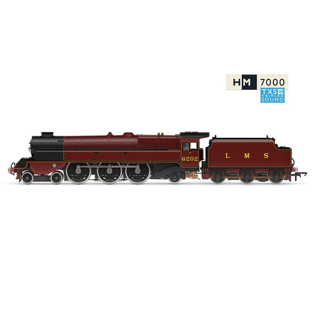 HORNBY LMS PRINCESS ROYAL CLASS TURBOMOTIVE 6202 C1937 - SOUND FITTED