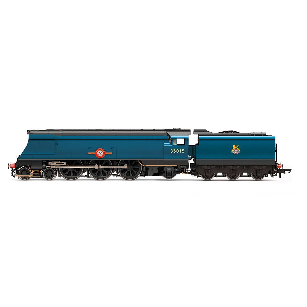 HORNBY BR MERCHANT NAVY CLASS BLUE FUNNEL CERTUM PETE FINEM 35013