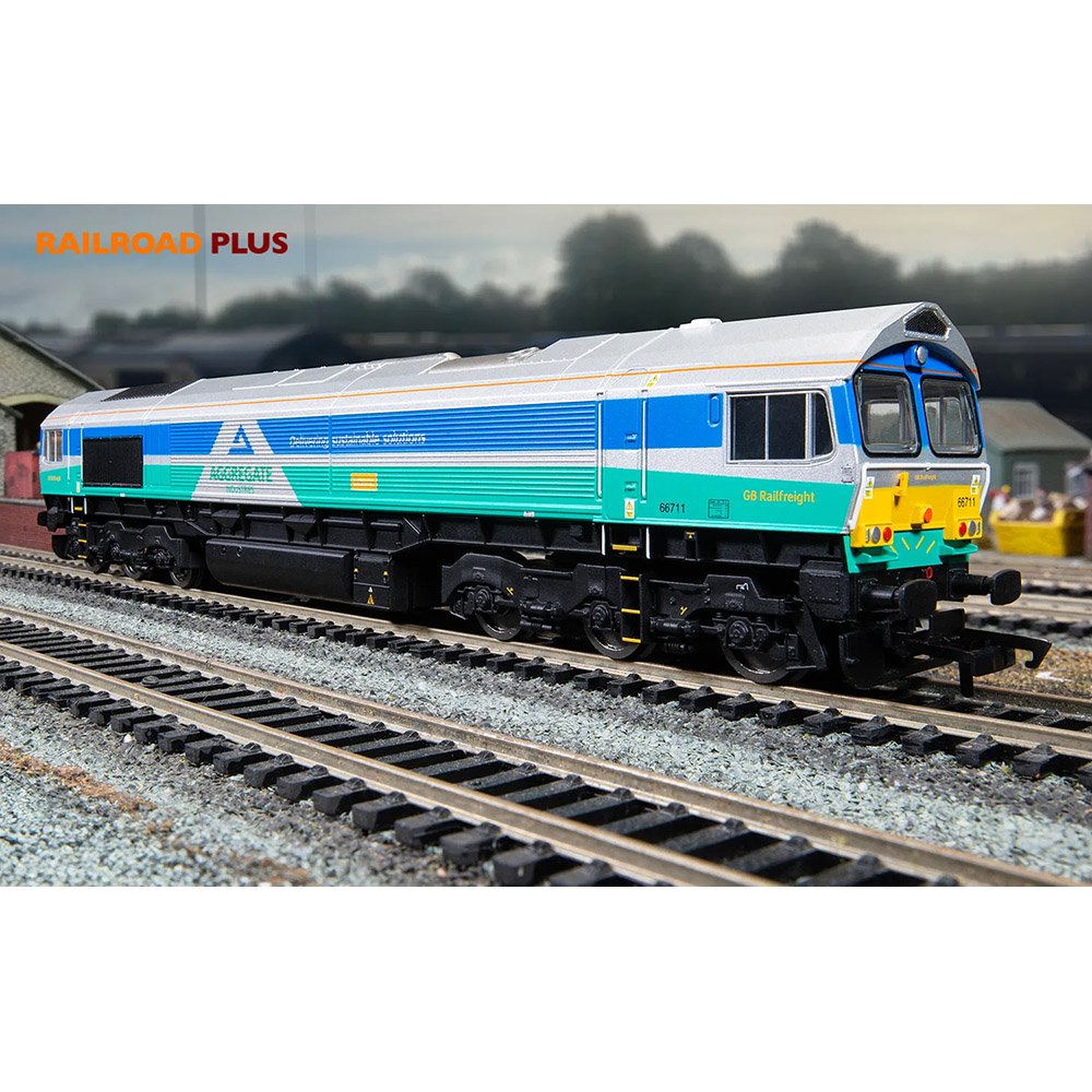 HORNBY RAILROAD PLUS AGGREGATES CLASS 66 SENCE 66711