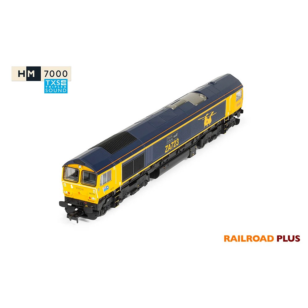HORNBY RAILROAD PLUS WITH SOUND GBRF CLASS 66 CHINOOK 66723