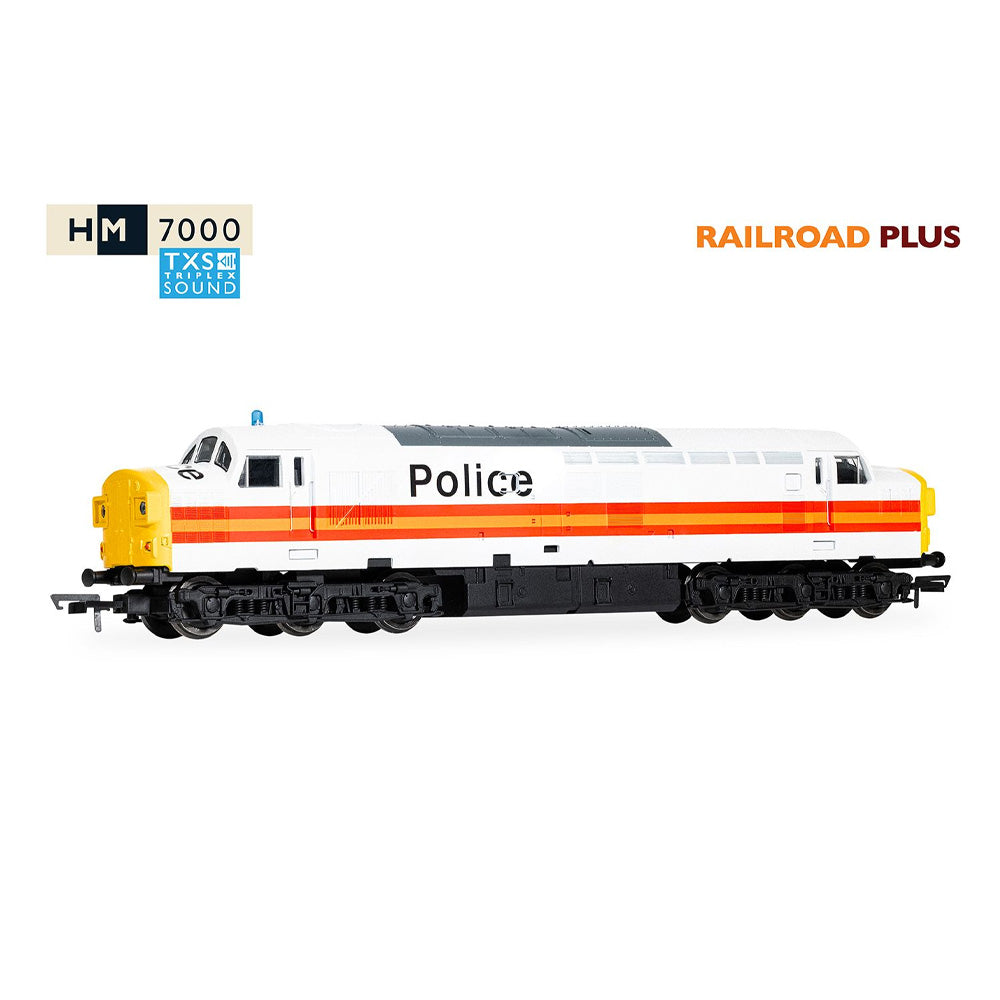 HORNBY RAILROAD - BR - CLASS 37 - 37093 POLICE LIVERY (DCC SOUND FITTED)
