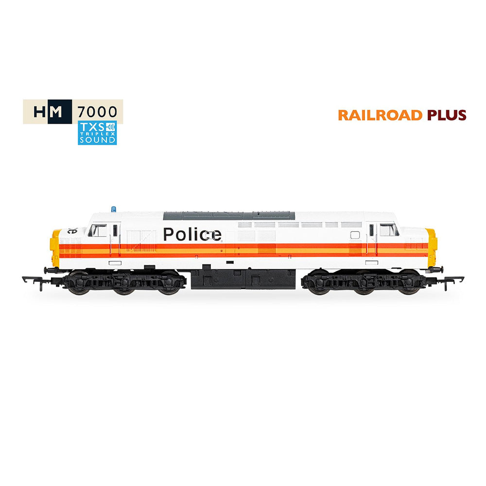 HORNBY RAILROAD - BR - CLASS 37 - 37093 POLICE LIVERY (DCC SOUND FITTED)