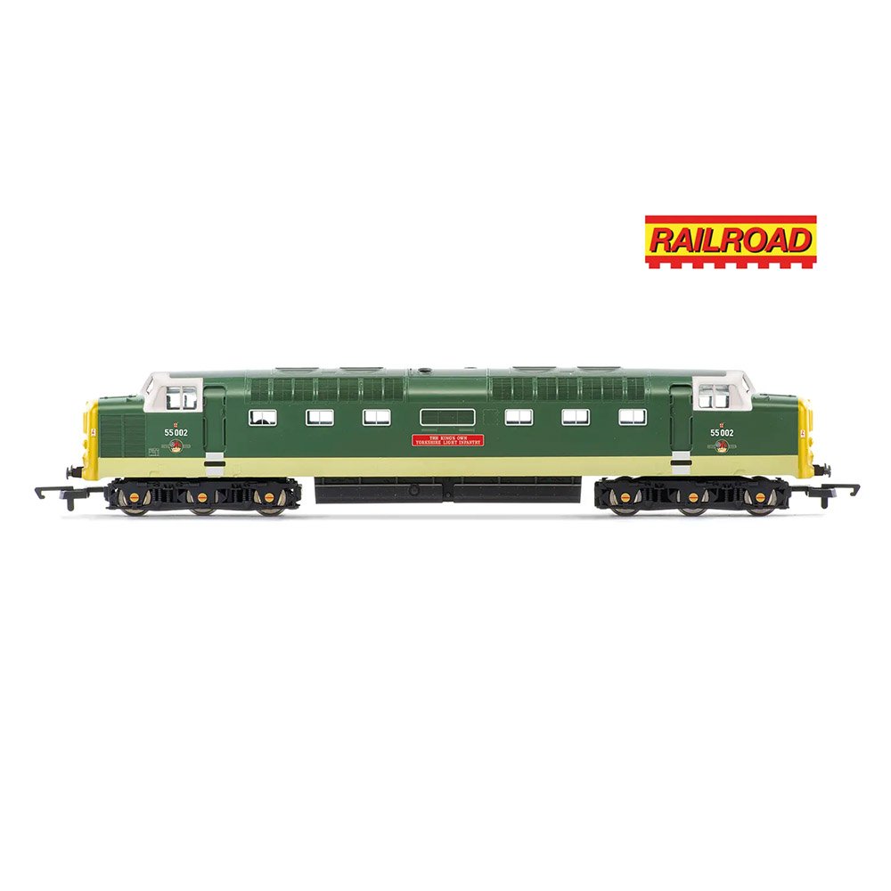 HORNBY RAILROAD BR CLASS 55 THE KINGS OWN YORKSHIRE LIGHT INFANTRY 55002