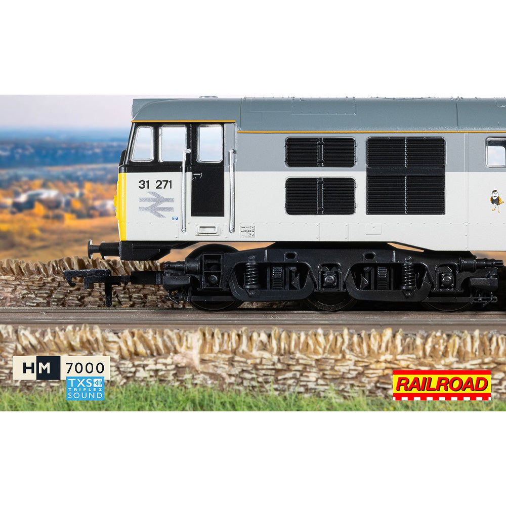 HORNBY RAILROAD -  TFL CONSTRUCTION - CLASS 31 - 31271 STRATFORD (DCC SOUND FITTED)