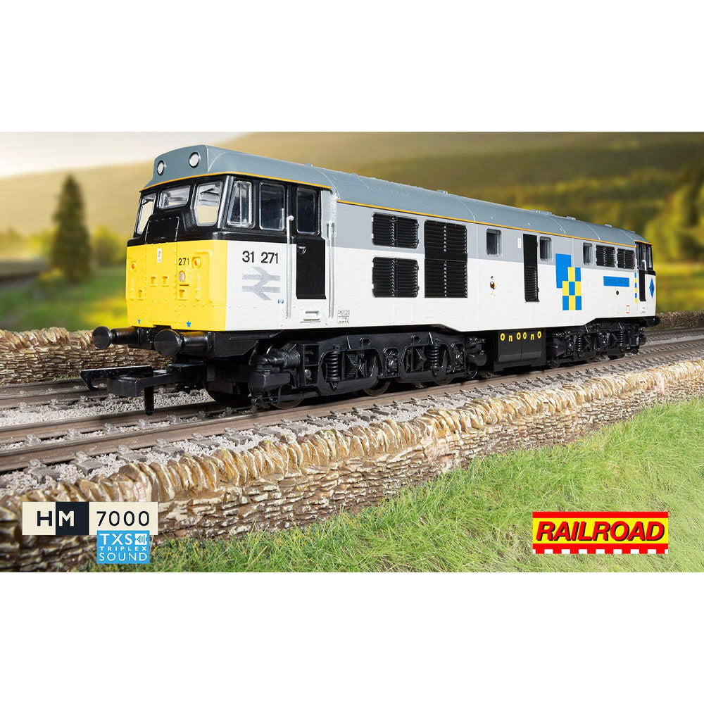 HORNBY RAILROAD -  TFL CONSTRUCTION - CLASS 31 - 31271 STRATFORD (DCC SOUND FITTED)