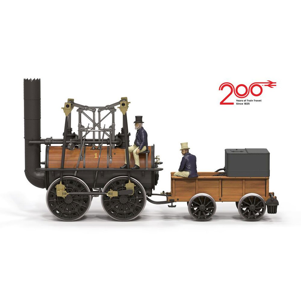HORNBY BIRTH OF THE RAILWAYS 200TH ANNIVERSARY TRAIN PACK - LOCOMOTION ROCKET LION