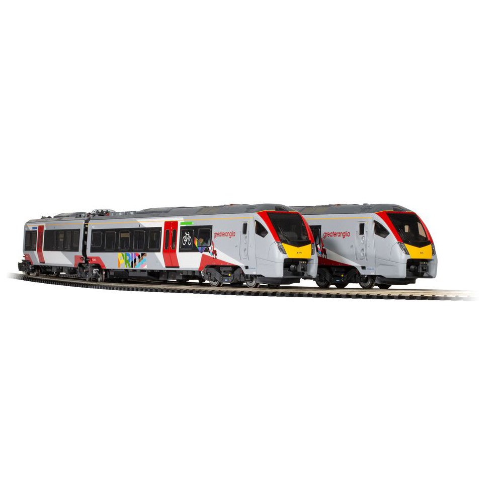 HORNBY GREATER ANGLIA CLASS 755-4 FLIRT 4 CAR PRIDE LIVERY TRAIN PACK