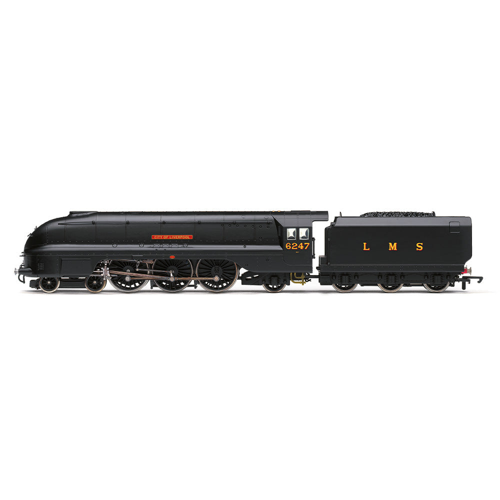 HORNBY LMS STREAMLINED CORONATION CLASS 4-6-2 6247 CITY OF LIVERPOOL WWII 80TH ANNIVERSARY COLLECTION