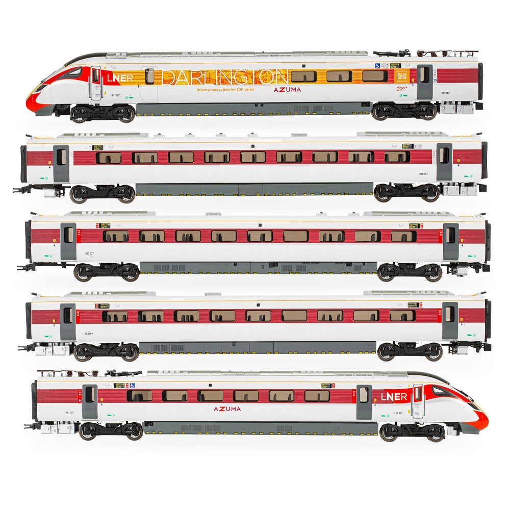 HORNBY LNER AZUMA CLASS 801/2 RAILWAY 200 5 CAR TRAIN PACK