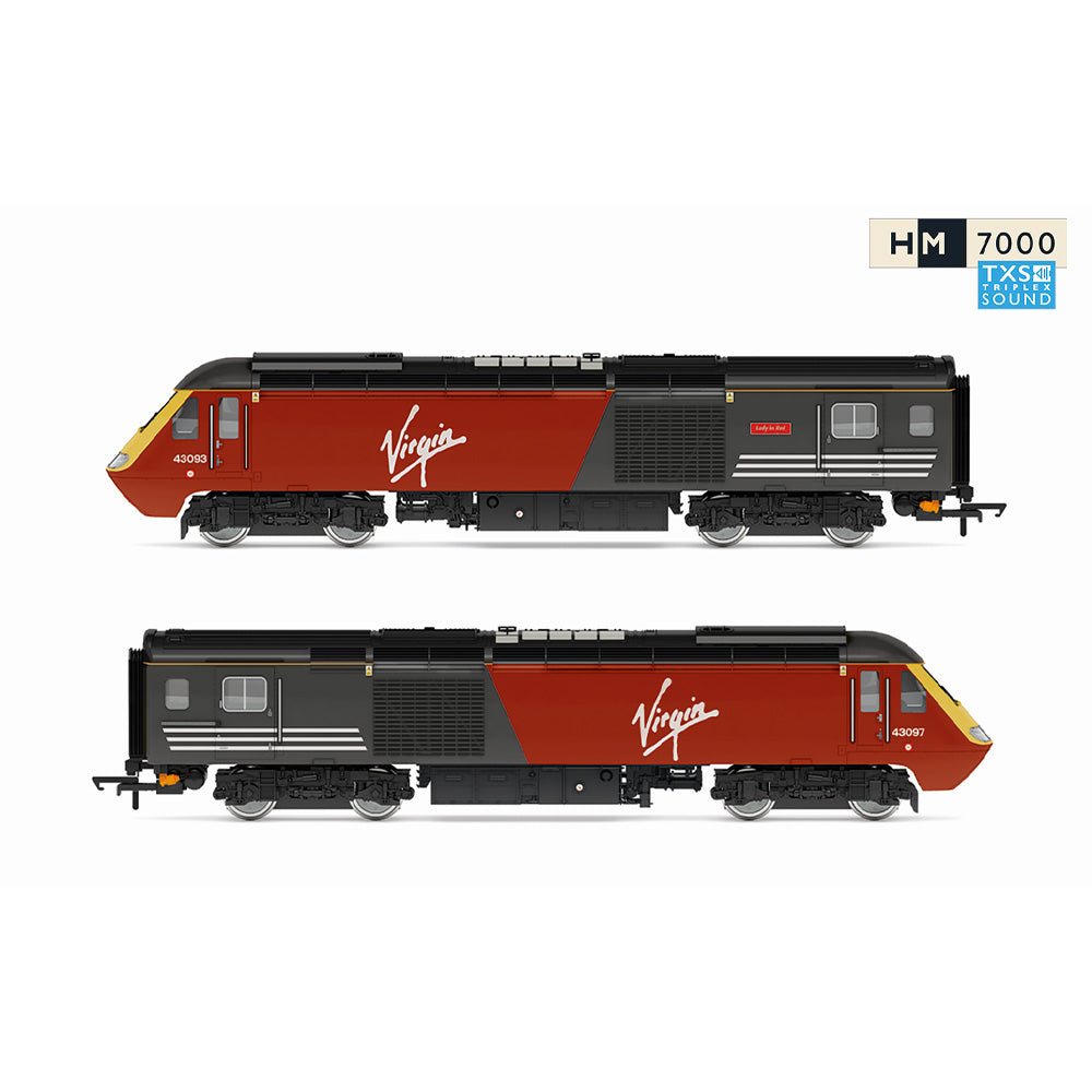 HORNBY 1/76 VIRGIN - CLASS 43 HST - LADY IN RED - TRAIN PACK (DCC SOUND FITTED)