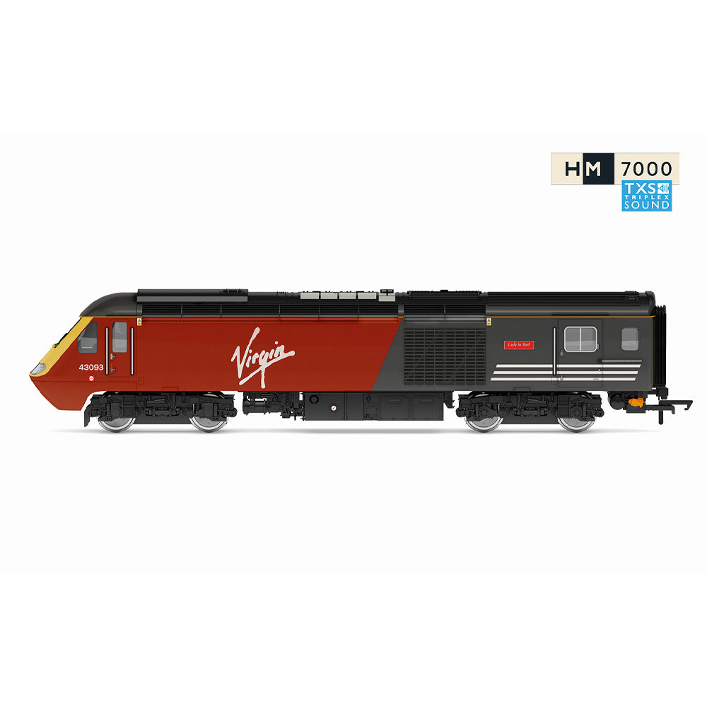 HORNBY 1/76 VIRGIN - CLASS 43 HST - LADY IN RED - TRAIN PACK (DCC SOUND FITTED)