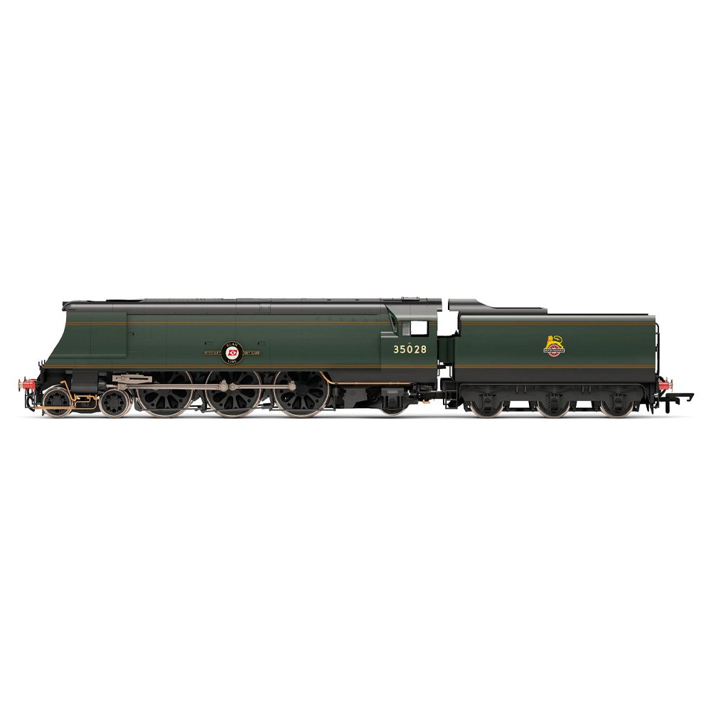 HORNBY 1/76 BR MERCHANT NAVY - LATE BR GREEN - 35028 CLAN LINE - STEAM GENERATOR