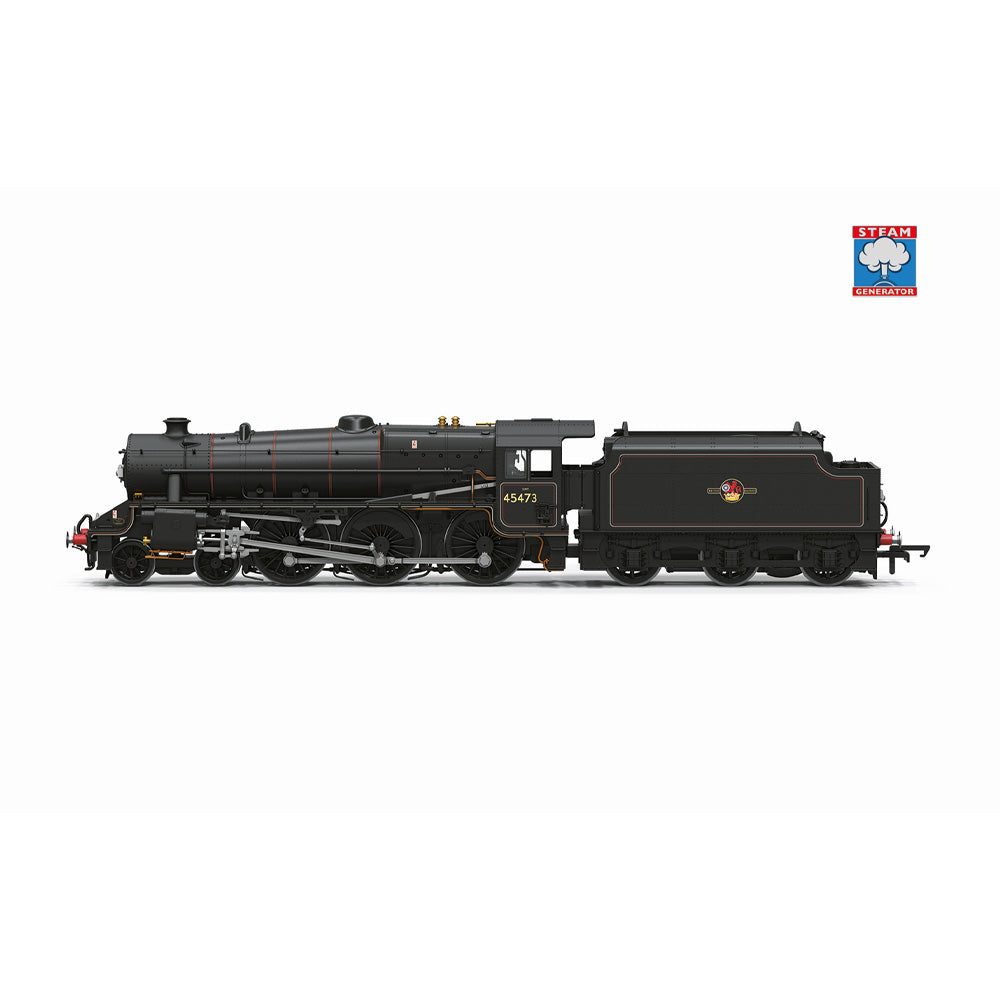HORNBY 1/76 BR (LATE) - STAINER 5MT - "BLACK 5" - 45473 (WITH STEAM GENERATOR)