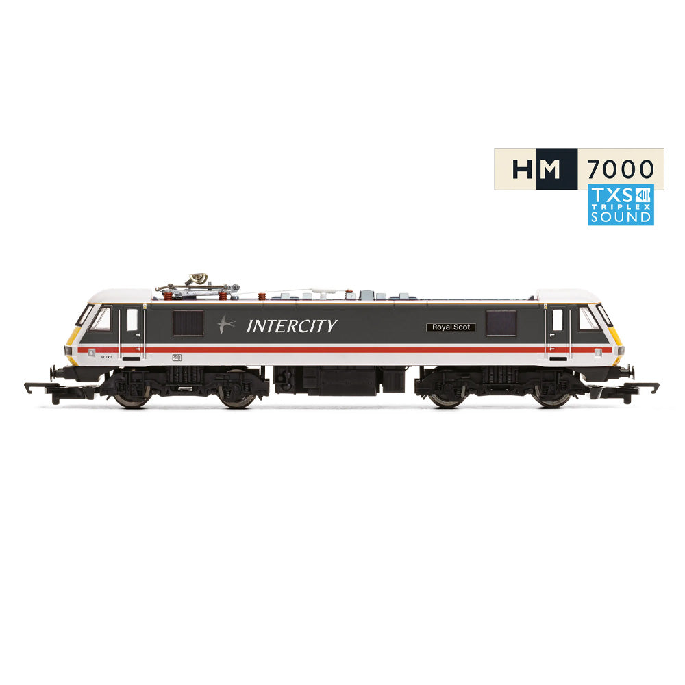 HORNBY 1/76 RAILROAD BR - INTERCITY CLASS 90 - "ROYAL SCOT" 90001 (DCC SOUND FITTED)