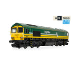 HORNBY 1/76 RAILROAD FREIGHTLINER CLASS 66 - "FREIGHTLINER 60" - 66601 (DCC SOUND FITTED)