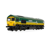 HORNBY 1/76 RAILROAD FREIGHTLINER CLASS 66 - "FREIGHTLINER 60" - 66601