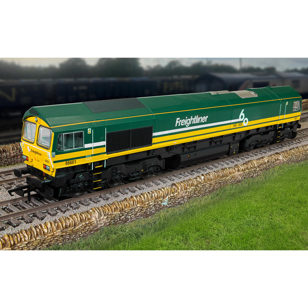 HORNBY 1/76 RAILROAD FREIGHTLINER CLASS 66 - "FREIGHTLINER 60" - 66601