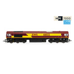 HORNBY 1/76 RAILROAD EWS - CLASS 66 - "LAFARGE CHARNWOOD" 66022 (DCC SOUND FITTED)