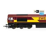 HORNBY 1/76 RAILROAD EWS - CLASS 66 - "LAFARGE CHARNWOOD" 66022 (DCC SOUND FITTED)