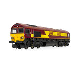 HORNBY 1/76 RAILROAD EWS - CLASS 66 - "LAFARGE CHARNWOOD" 66022