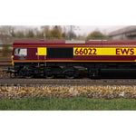HORNBY 1/76 RAILROAD EWS - CLASS 66 - "LAFARGE CHARNWOOD" 66022