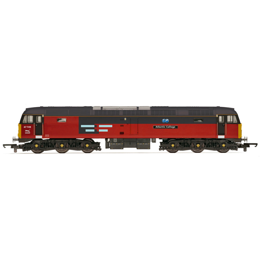 HORNBY 1/76 RAILROAD RES - CLASS 47 - "ATLANTIC COLLAGE" 47749