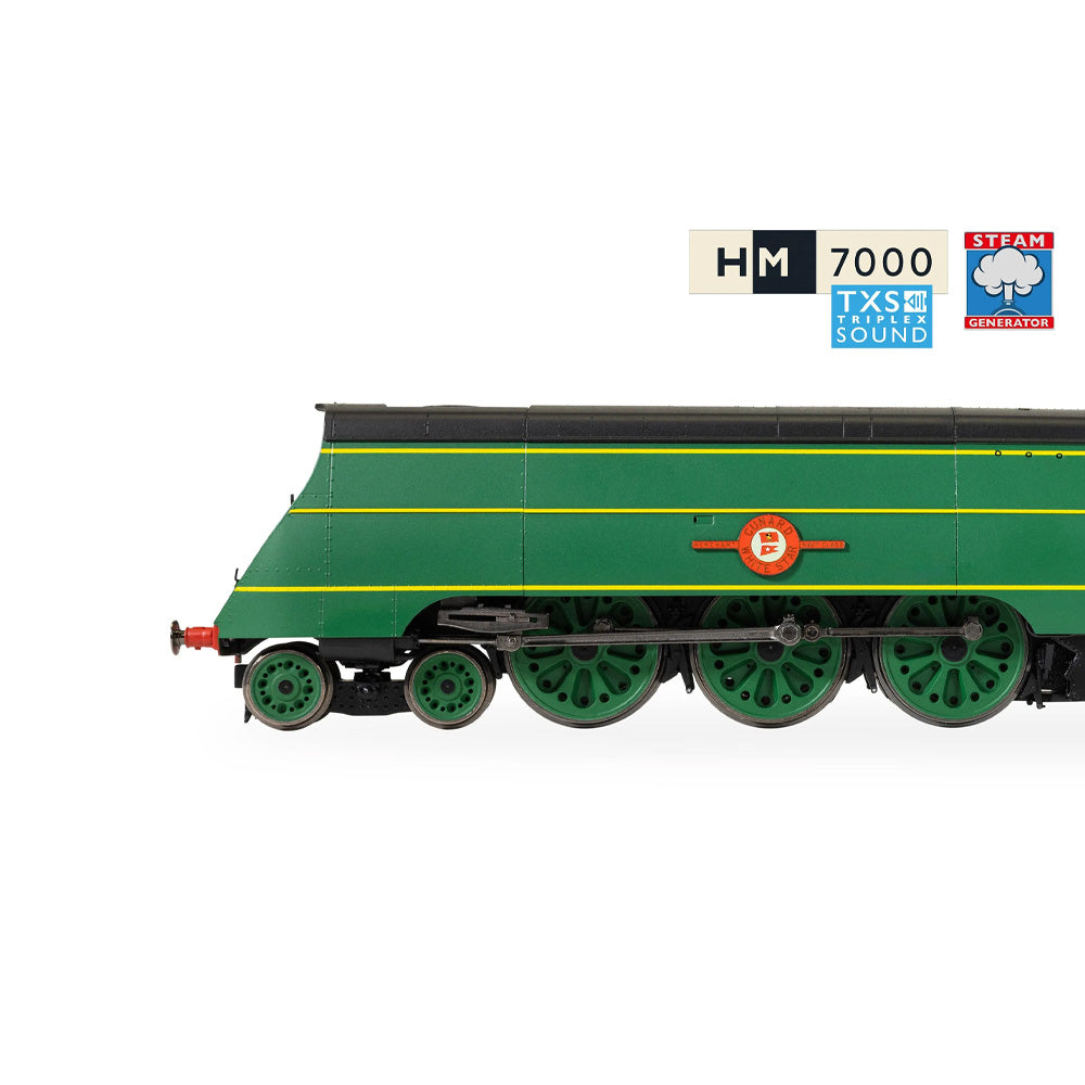 HORNBY 1/76 SR MERCHANT NAVY CLASS CUNARD WHITE STAR LINE 21C4- WITH STEAM GENERATOR AND SOUND