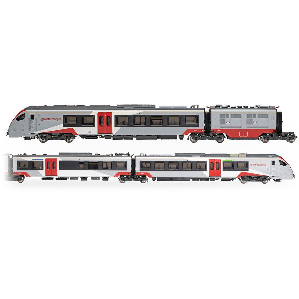 HORNBY GREATER ANGLIA CLASS 755/3 'FLIRT' 3 CAR TRAIN PACK - ERA 11