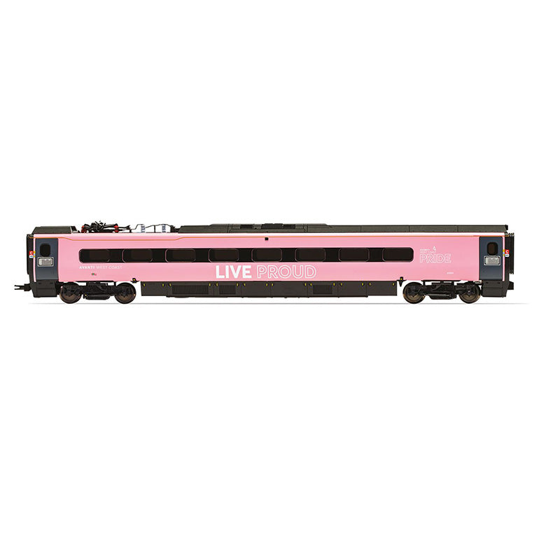 HORNBY AVANTI WEST COAST PENDOLINO PANTOGRAPH STANDARD BUFFET (PTSRMB) PRIDE LIVERY - ERA 11