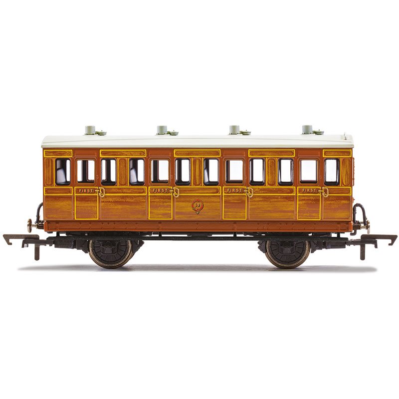 HORNBY IOW CR, 4 WHEEL COACH (4 DOOR), 1ST CLASS - ERA 2