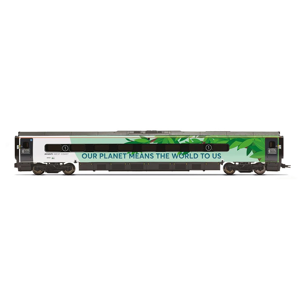 HORNBY AVANTI WEST COAST CLASS 390 CLIMATE CHANGE LIVERY COACH PACK 1 69421 + 65321