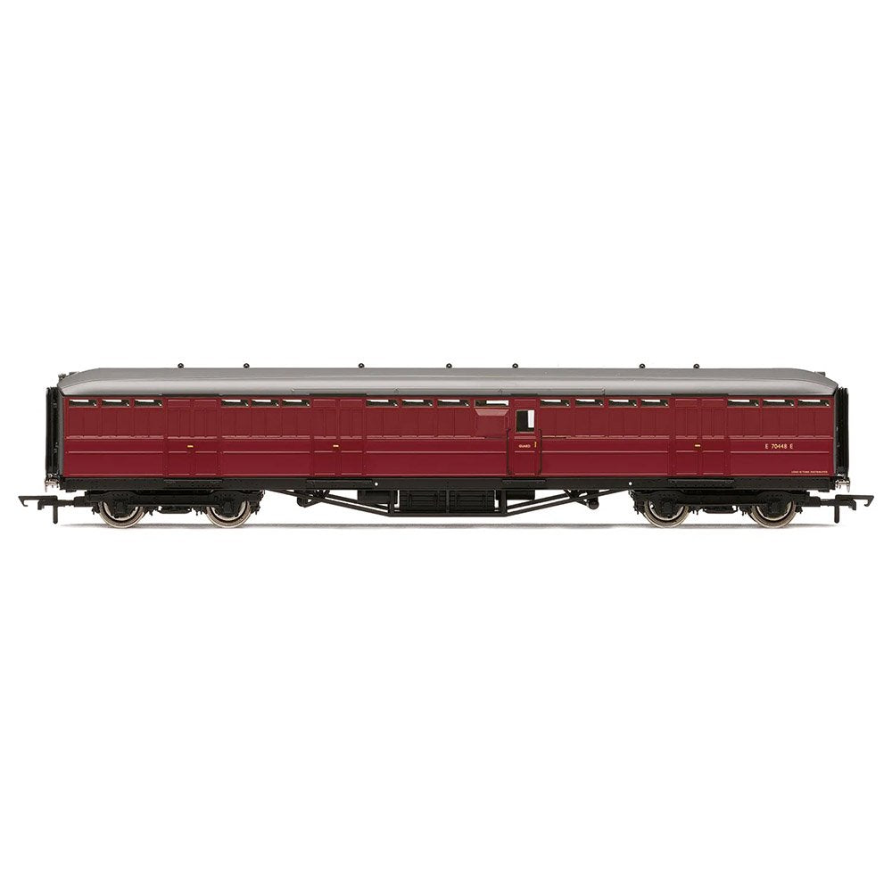 HORNBY BR GRESLEY CORRIDOR CRIMSON PASSENGER BRAKE E70448E