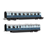 HORNBY 1/76 LNER - "WEST RIDING LIMITED" - OPEN THIRD & KITCHEN THIRD - COACH PACK