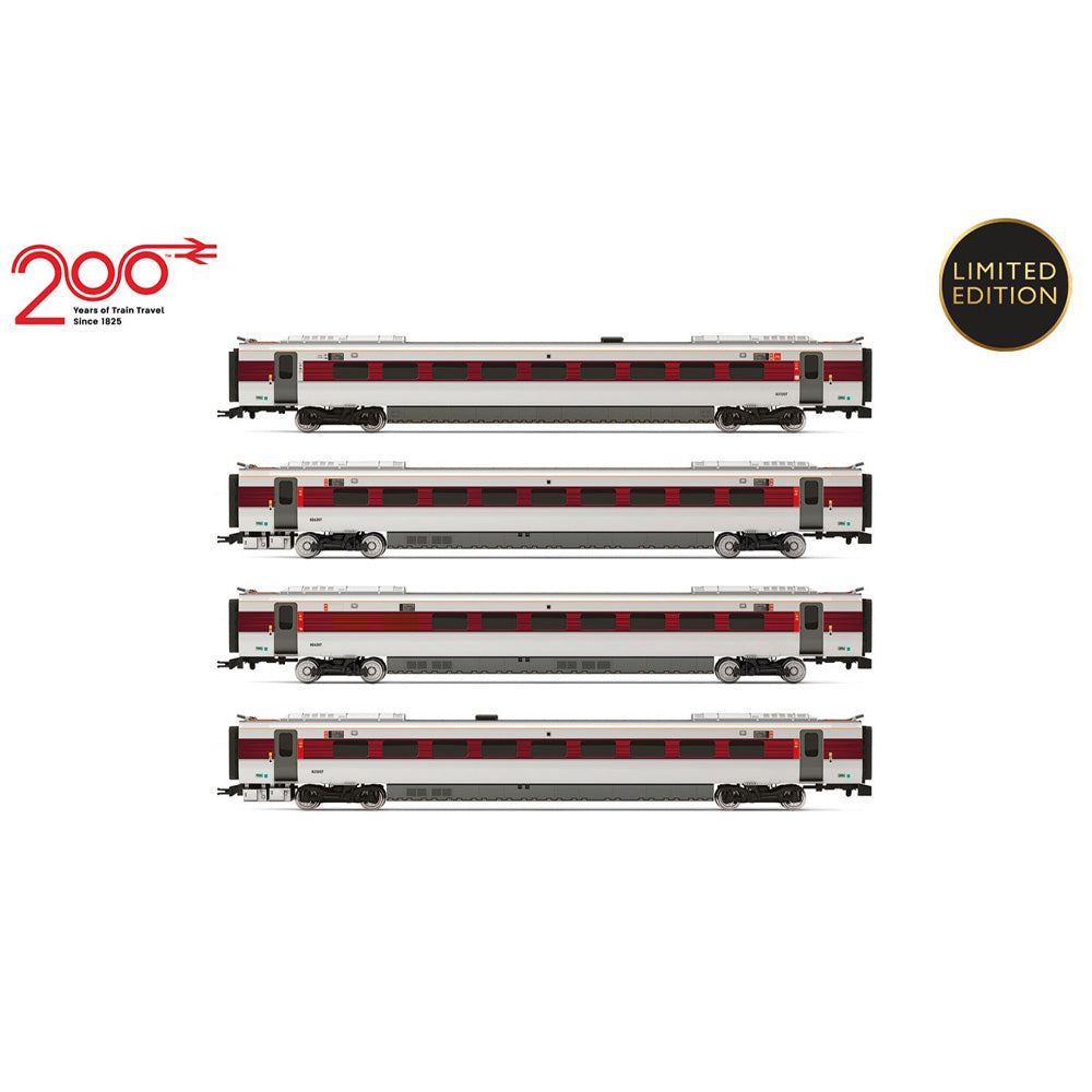 HORNBY LNER AZUMA CLASS 801/2 RAILWAY 200 4 CAR COACH PACK