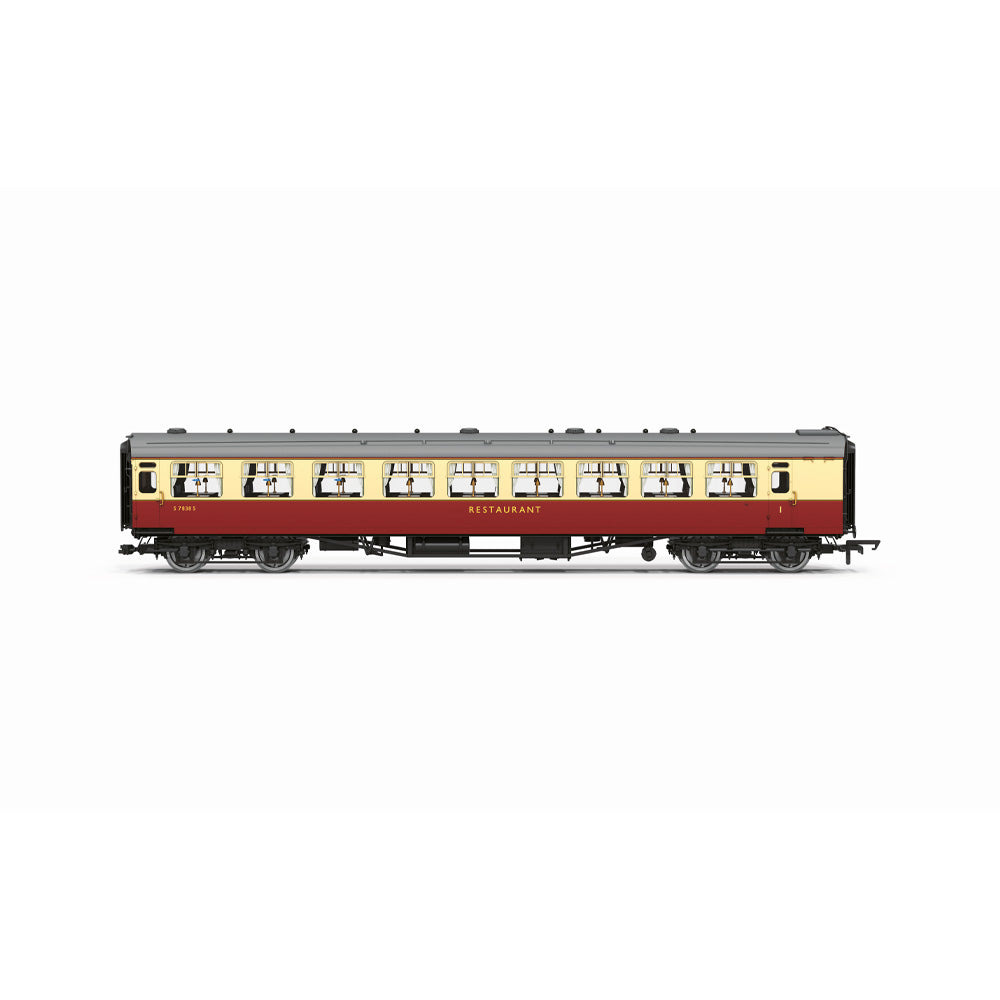 HORNBY 1/76 BR - KITCHEN AND BUTTERY CAR & COMPOSITE RESTAURANT - "AT THE SIGN OF THE THREE PLOVERS" - COACH PACK