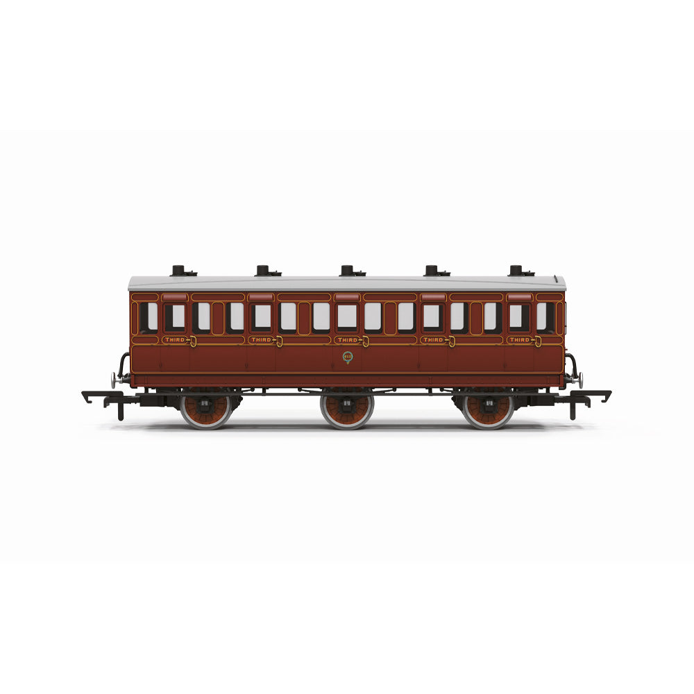 HORNBY 1/76 LB&SCR 6 WHEEL THIRD CLASS COACH 612