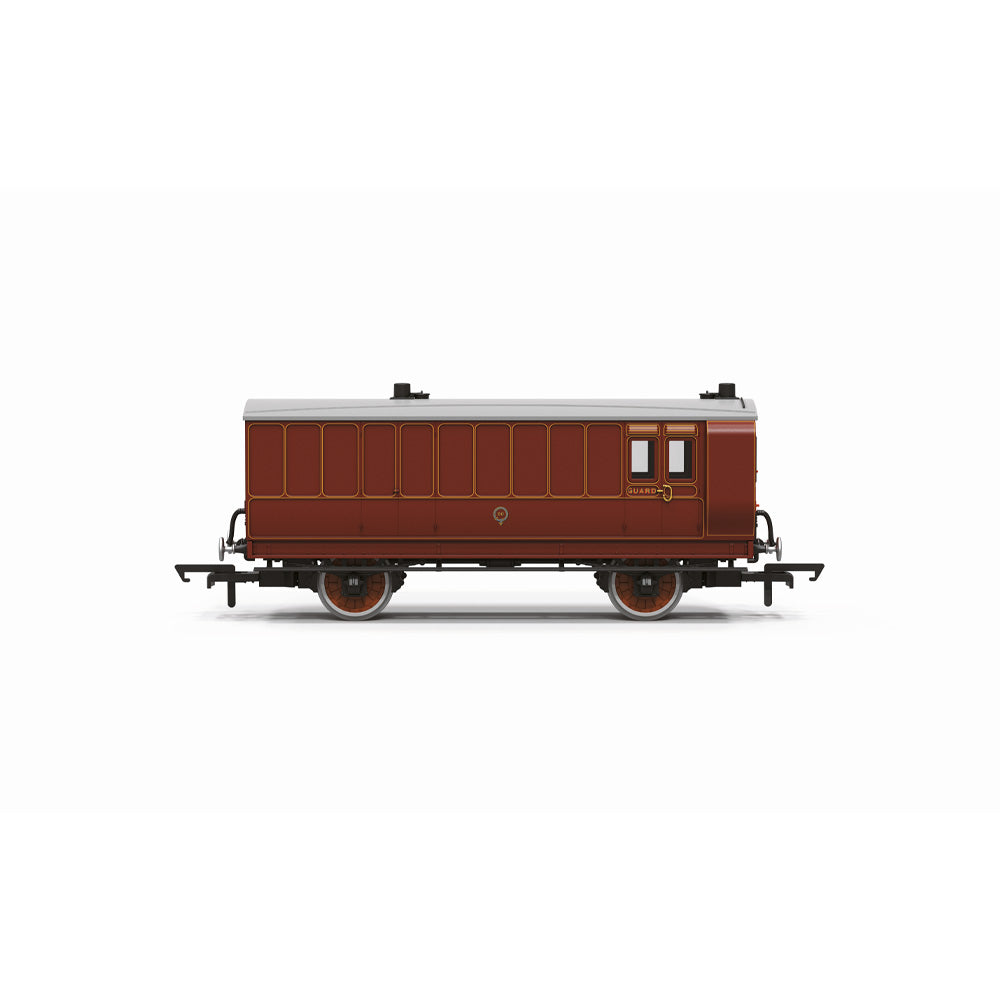 HORNBY 1/76 LB&SCR 4 WHEEL PASSENGER BRAKE COACH 90