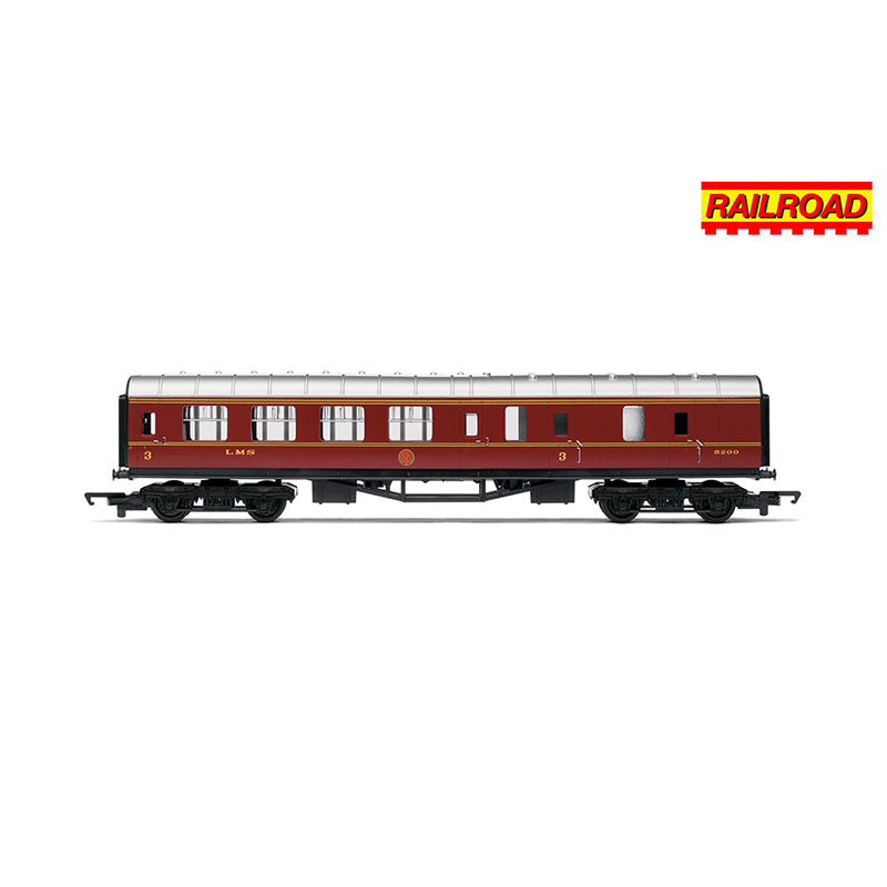 HORNBY RAILROAD LMS BRAKE THIRD COACH - ERA 3