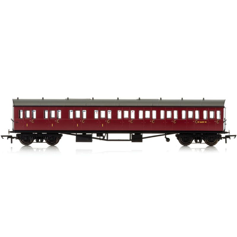 HORNBY BR COLLETT 57' BOW ENDED E131 NINE COMPARTMENT COMPOSITE (LEFT HAND) W6237W - ERA 4