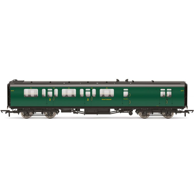 HORNBY SR BULLEID 59' CORRIDOR BRAKE THIRD 2846 - ERA 3