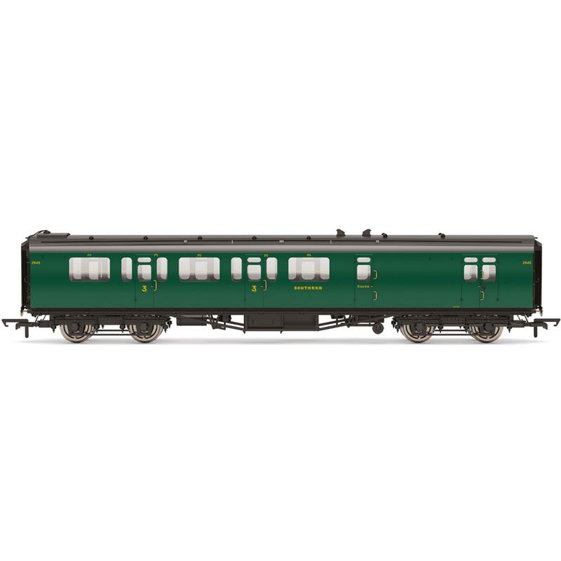 HORNBY SR BULLEID 59' CORRIDOR BRAKE THIRD 2862 - ERA 3