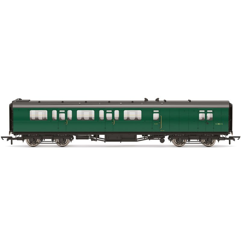 HORNBY BR BULLEID 59' CORRIDOR BRAKE THIRD S2851S - ERA 4