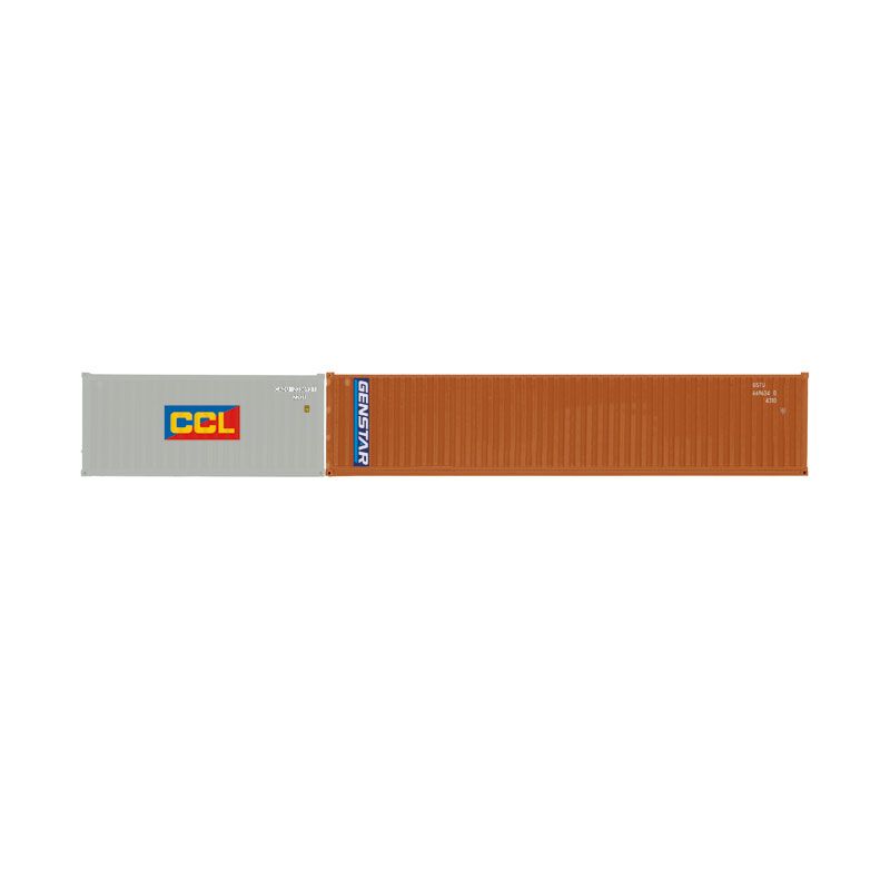 HORNBY CCL & GENSTAR CONTAINER PACK 1 X 20' AND 1 X 40' CONTAINERS - ERA 11