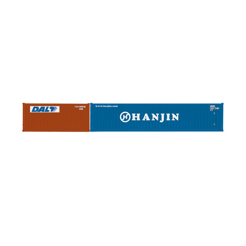 HORNBY DAL & HANJIN CONTAINER PACK 1 X 20' AND 1 X 40' CONTAINERS - ERA 11